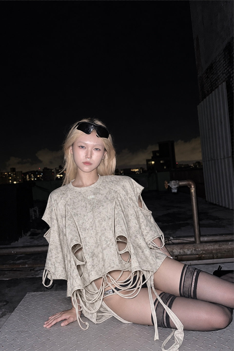 HEAVY REWORK RUIN LAYER OVERSIZE TEE