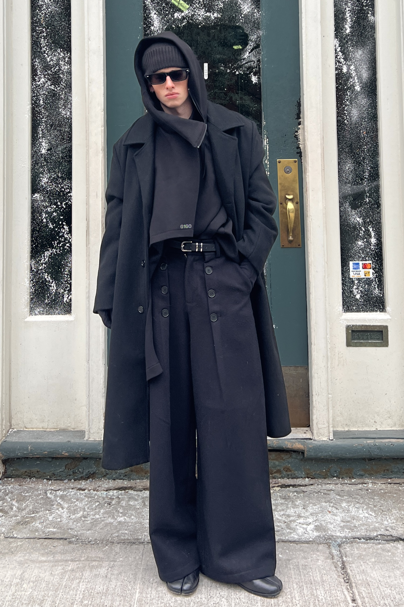 Neo-Trench Hybrid Oversize Hoodie