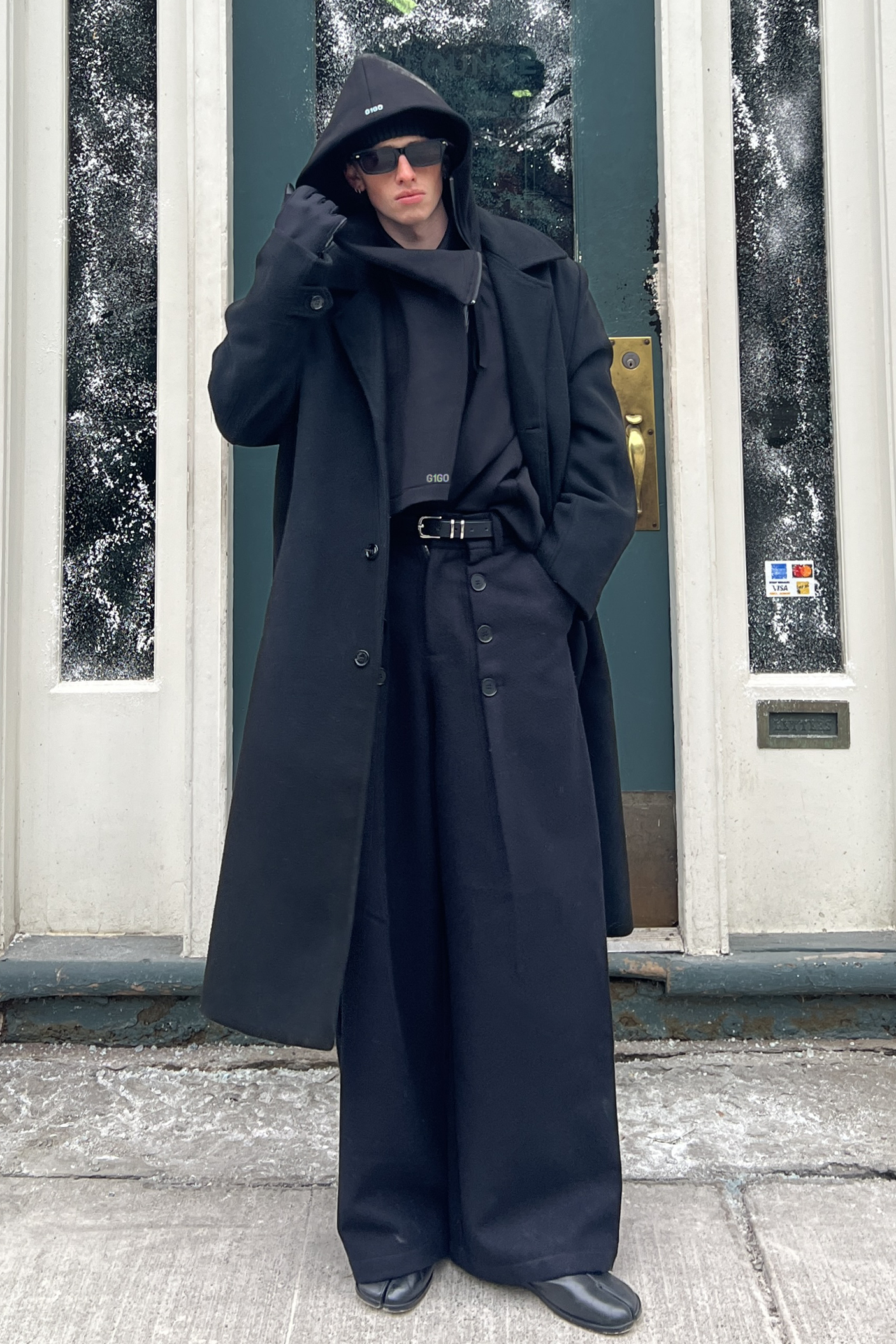 Neo-Trench Hybrid Oversize Hoodie